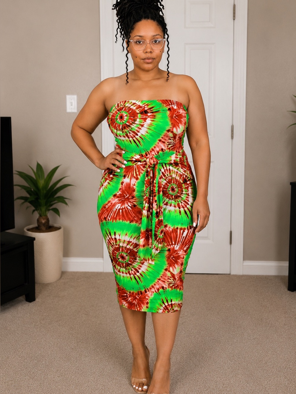 Summer Splash Midi Dress